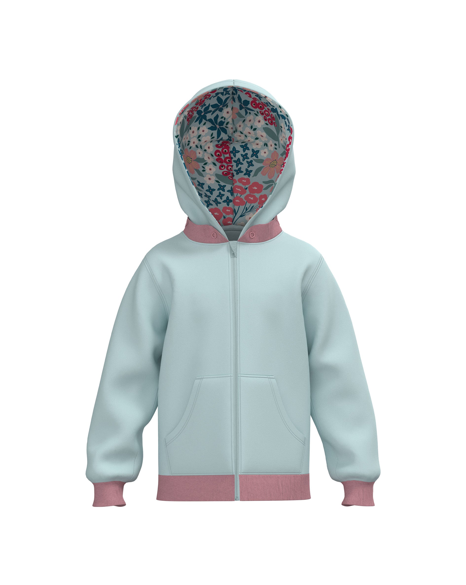 Charm Blue - Girls Hoodie