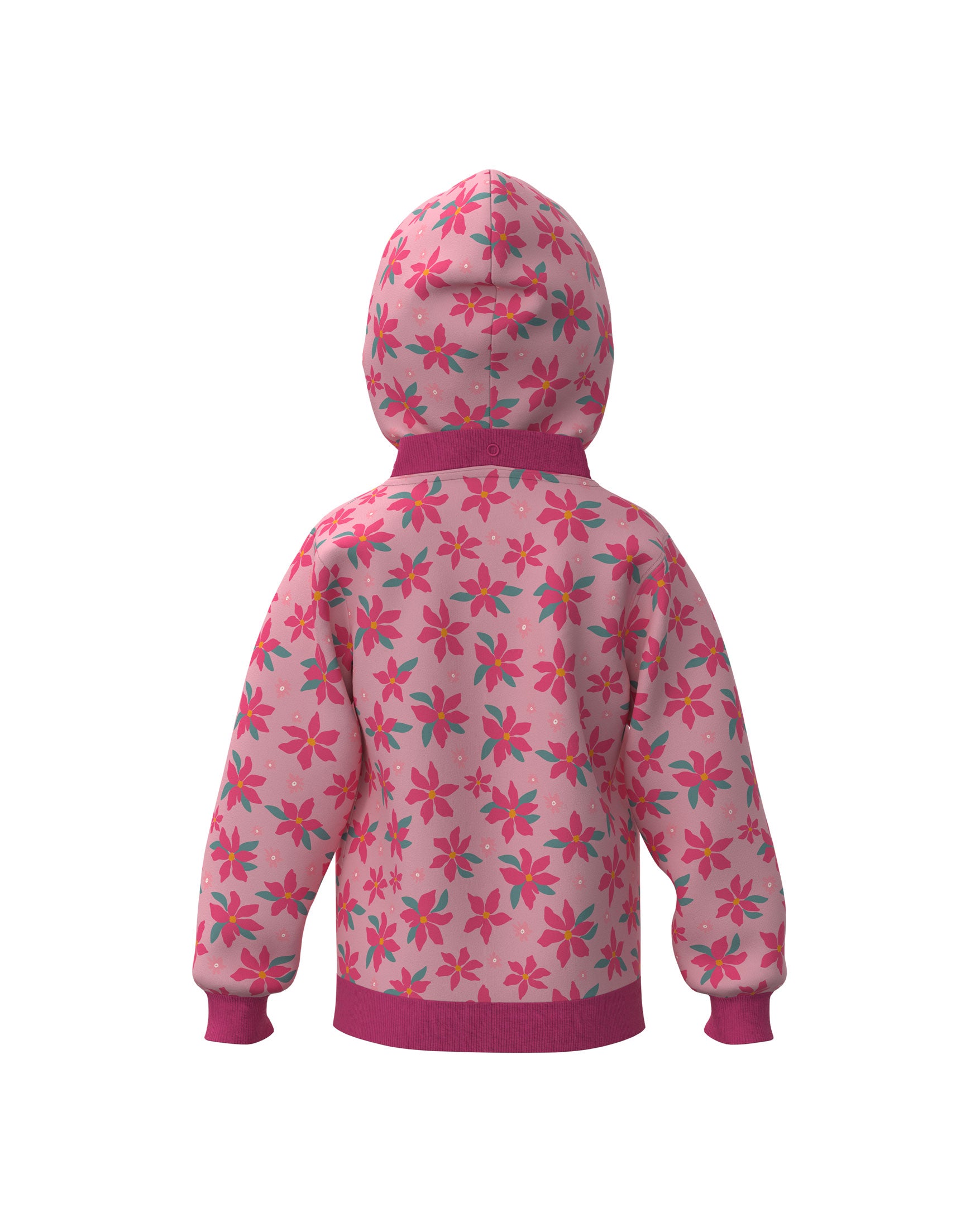 Collage Pink - Girls Hoodie